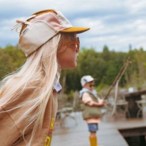 Casquette anti-uv ourson - rose et brun 2/6 ans Ki et la