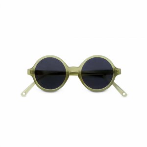 Lunettes de soleil bébé 0-2 ans woam olive translucide Ki et la