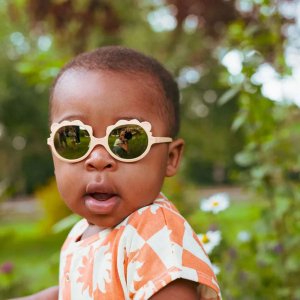 Lunettes de soleil bébé 0 - 1 an lion vanille Ki et la