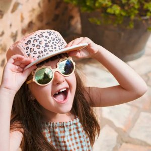 Lunettes de soleil bébé 0 - 1 an lion vanille Ki et la