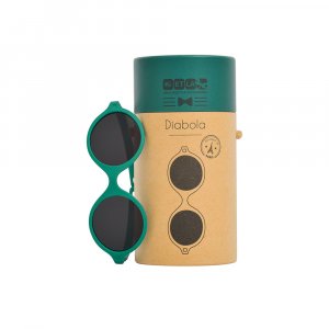 Lunettes de soleil bébé 0-1 an diabola 2.0 vert paon Ki et la