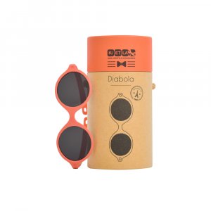 Lunettes de soleil bébé 0-1 an diabola 2.0 pamplemousse Ki et la