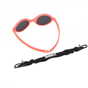 Lunettes de soleil bébé 0-1 an diabola 2.0 pamplemousse Ki et la