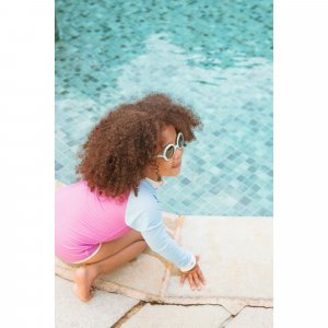 Lunettes de soleil 1-2 ans fleur thé vert Ki et la