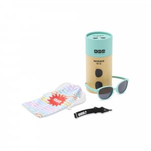 Lunettes de soleil bébé 0-1 an wazz bleu lagon Ki et la