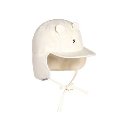 Casquette anti-uv ourson - naturel 2/6 ans