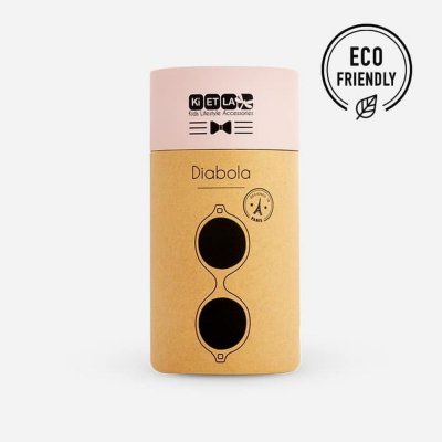 Lunettes de soleil bébé 0-1 an diabola 2.0 rose pâle