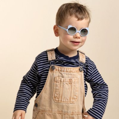 Lunettes de soleil enfant 2-4 ans ourson bleu clair