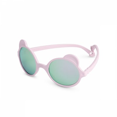 Lunettes de soleil bébé 1-2 ans ourson rose pâle