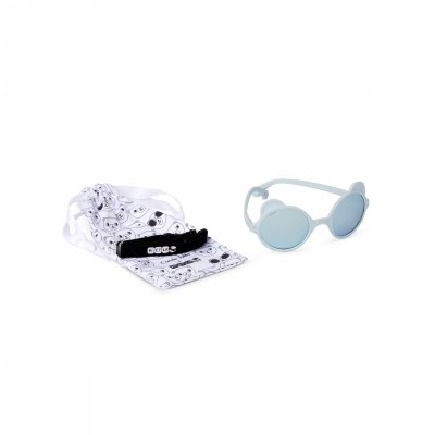 Lunettes de soleil enfant 2-4 ans ourson bleu ciel