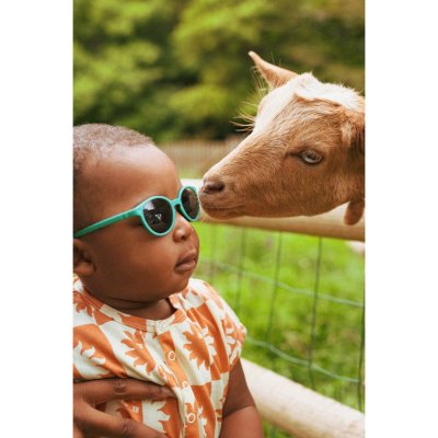 Lunettes de soleil bébé 0-1 an wazz bleu lagon
