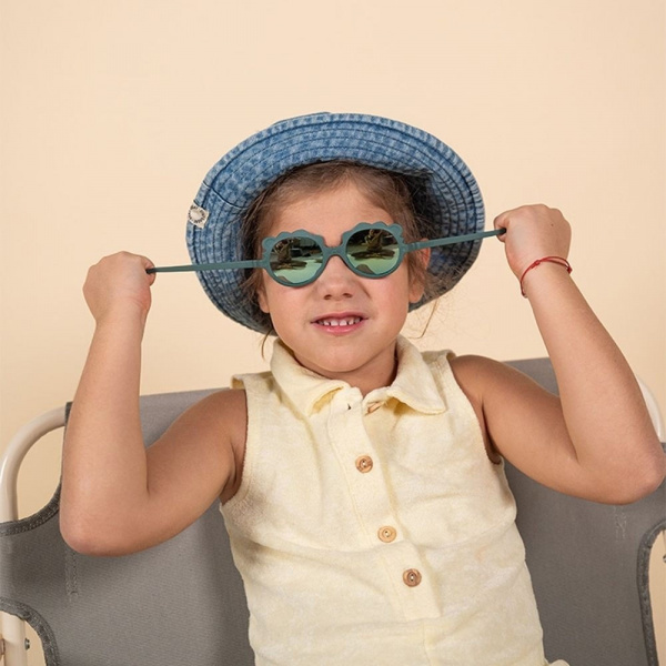 Lunettes de soleil bébé 1 - 2 ans lion vert Ki et la