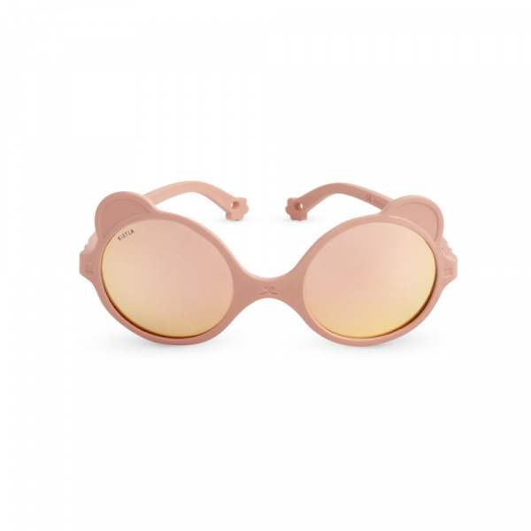 Lunettes de soleil bébé 1-2 ans ourson rose pêche Ki et la