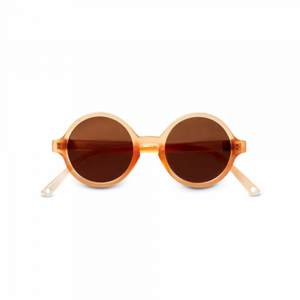 Lunettes de soleil bébé 0-2 ans woam abricot translucide Ki et la