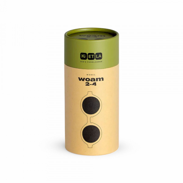 Lunettes de soleil enfant 2-4 ans woam olive translucide Ki et la