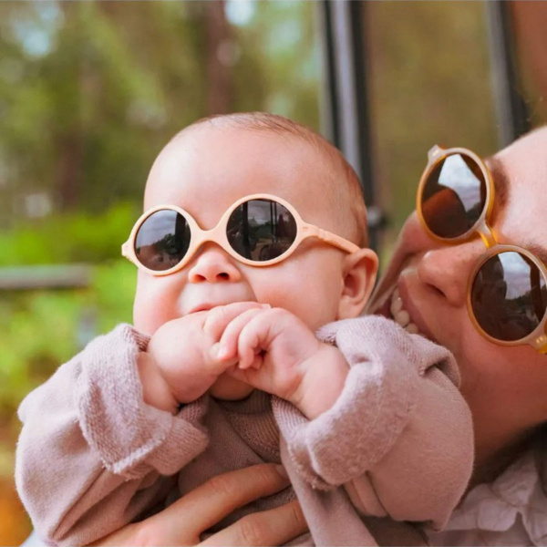 Lunettes de soleil bébé 0-1 an diabola 2.0 abricot Ki et la