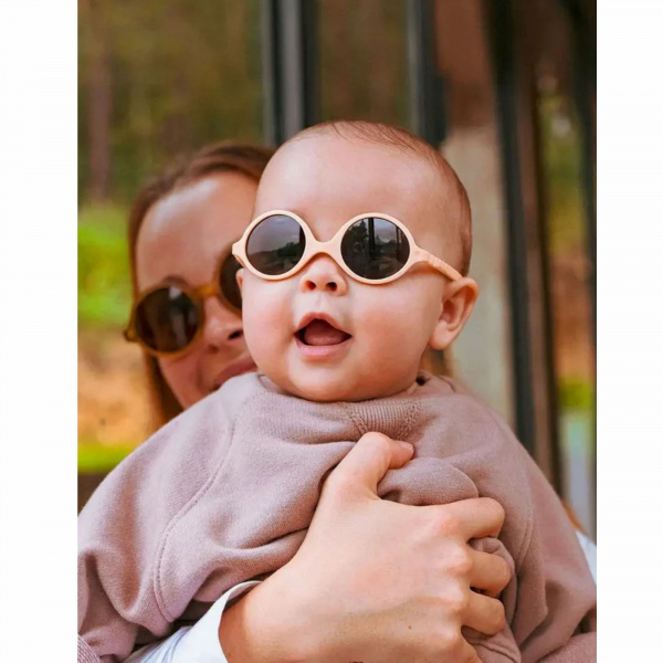 Lunettes de soleil bébé 0-1 an diabola 2.0 abricot Ki et la