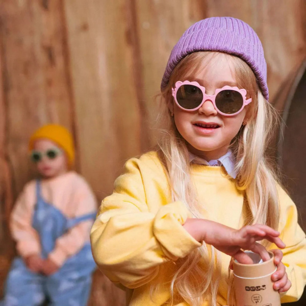 Lunettes de soleil bébé 0 - 1 an lion bubble gum Ki et la