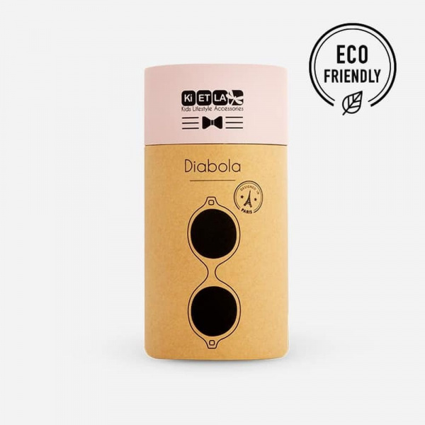 Lunettes de soleil bébé 0-1 an diabola 2.0 pamplemousse Ki et la