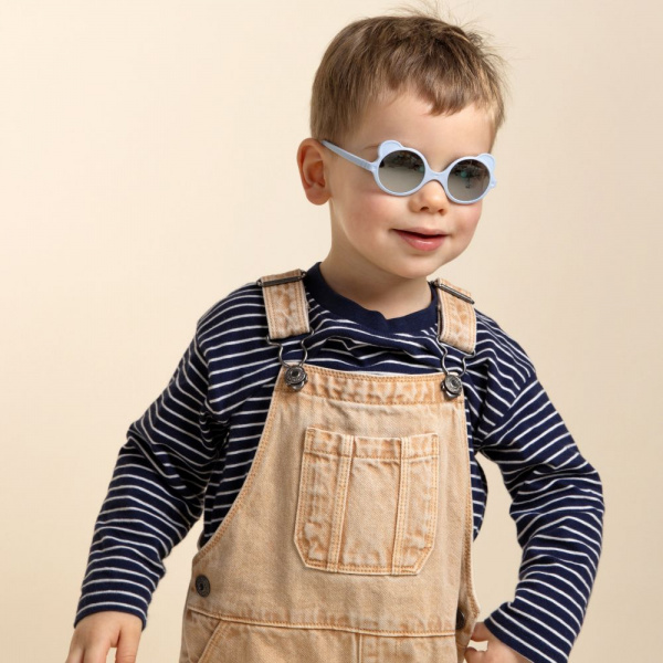 Lunettes de soleil enfant 2-4 ans ourson bleu clair Ki et la