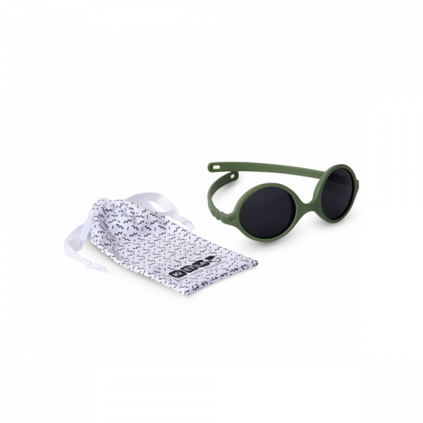 Lunettes de soleil bébé 0-1 an diabola 2.0 kaki Ki et la