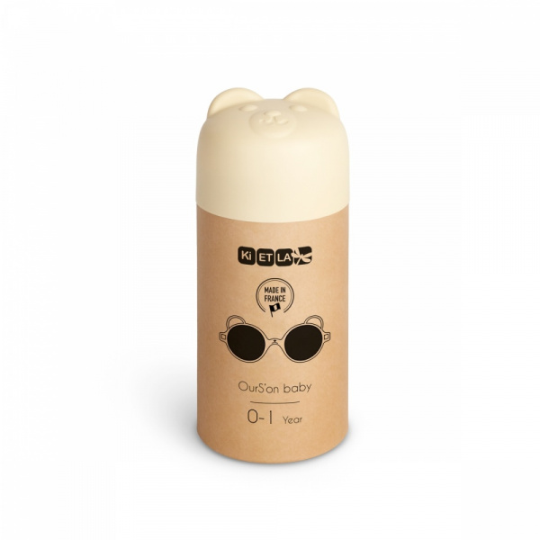 Lunettes de soleil bébé 0-1 an ourson crème Ki et la