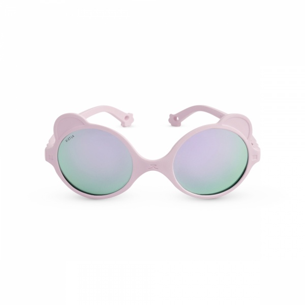 Lunettes de soleil bébé 0-1 ans ourson rose pâle Ki et la