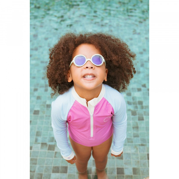 Lunettes de soleil 1-2 ans fleur thé vert Ki et la