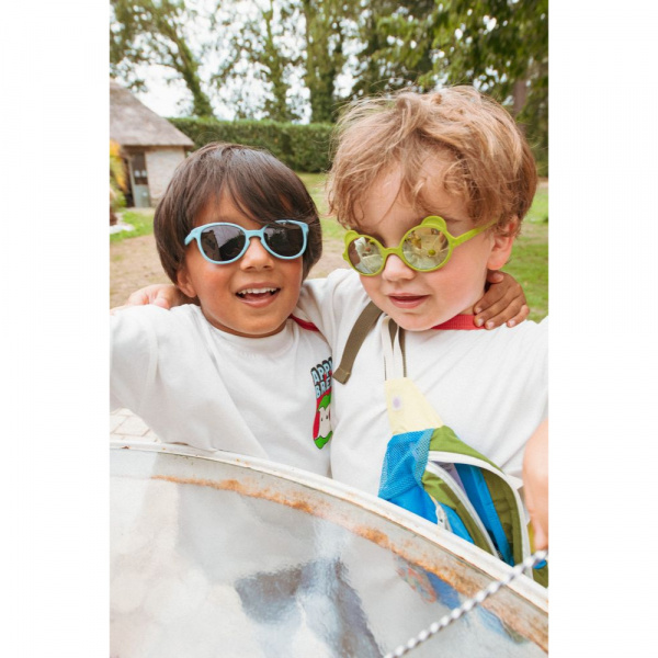 Lunettes de soleil bébé 0-1 ans ourson rose pâle Ki et la