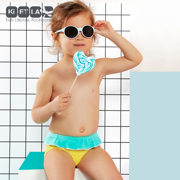 Culotte anti-uv annette 6 mois jaune/vert Ki et la