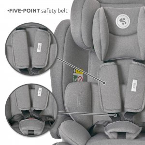 Siège auto rio 76-150 cm isofix gris Lorelli