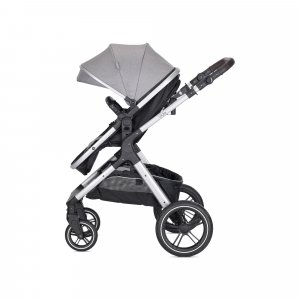 Poussette duo viola gris nacelle + adaptateur siège-auto Lorelli