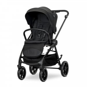 Poussette duo venice + nacelle noir Lorelli