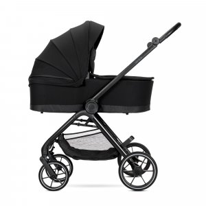 Poussette duo venice + nacelle noir Lorelli