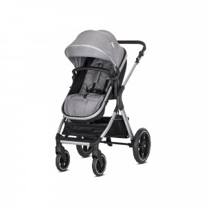 Poussette trio viola gris avec siège auto spirit Lorelli