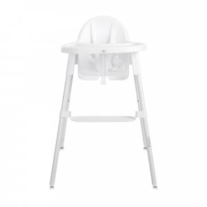 Chaise haute plateau amovible pesto blanc Lorelli