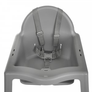 Chaise haute plateau amovible pesto blanc Lorelli