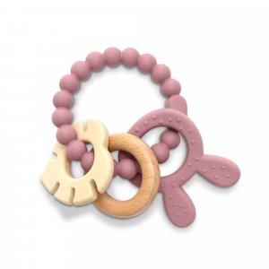 Anneau de dentition lapin rose Lorelli