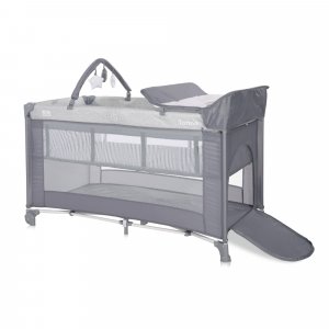 Lit parapluie torino 2 niveaux + accessoires Lorelli