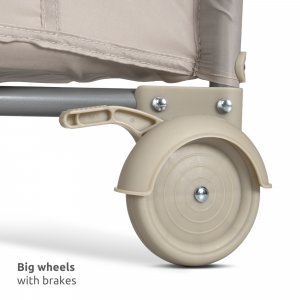 Lit parapluie carina 2 hauteur vert Lorelli