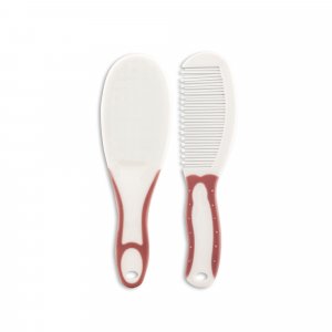 Brosse et peigne rose Lorelli