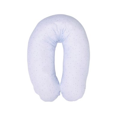 Coussin d'allaitement 190 cm bleu