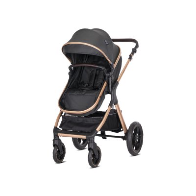 Poussette duo viola noir nacelle + adaptateur siège-auto