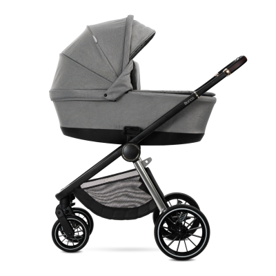 Poussette duo bianca grise