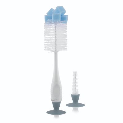 Goupillon avec éponge bleu