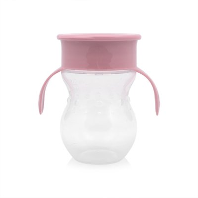 Tasse d'apprentissage 270 ml rose