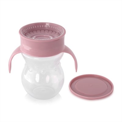 Tasse d'apprentissage 270 ml rose