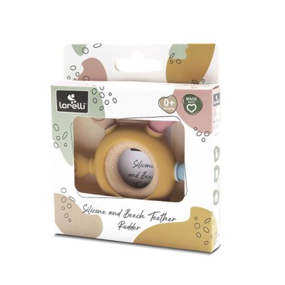 Anneau de dentition gouvernail jaune