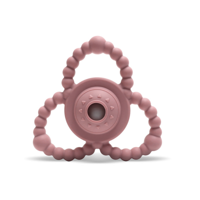 Hochet de dentition rose