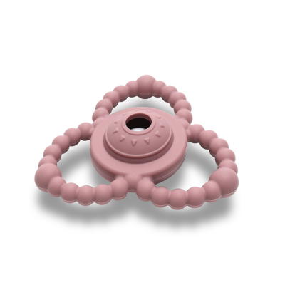 Hochet de dentition rose